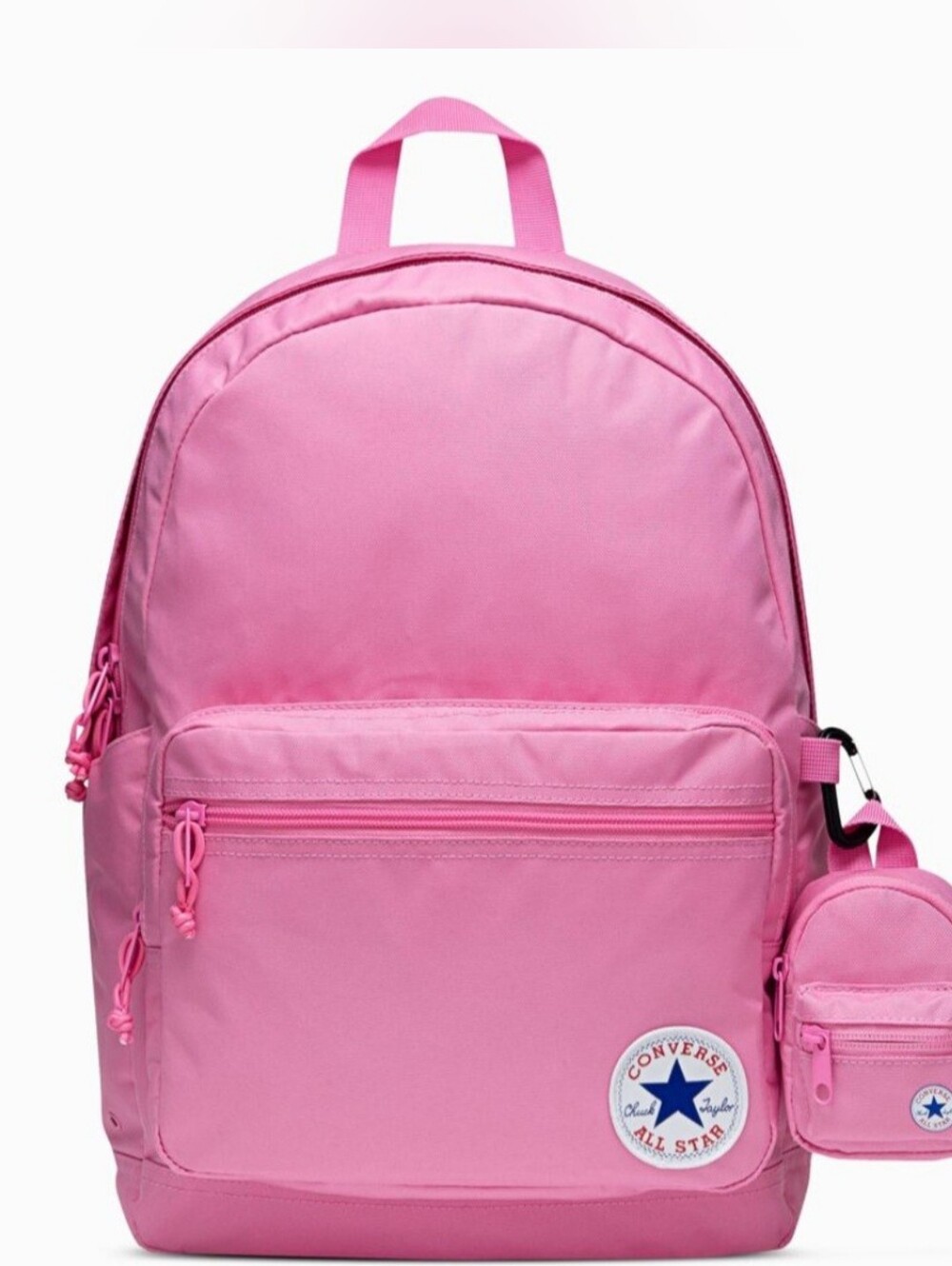 Converse 18'' Go 2 Backpack W/Matching Keychain Minni Backpack Pink